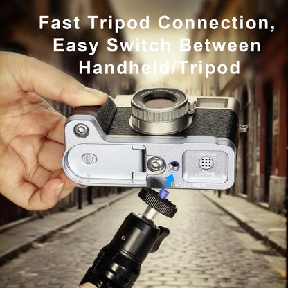 Haoge Handle HandGrip for Fujifilm x half Camera Body Accessories L-Shape Grip Bracket Plate  HG-XHALF-S