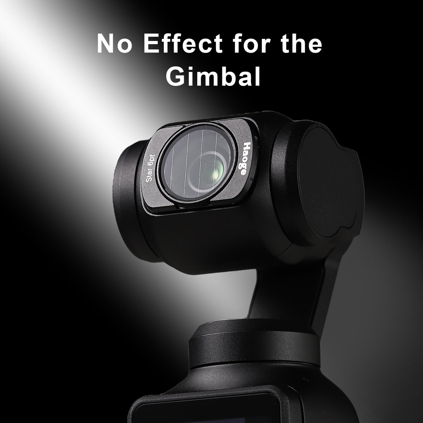 Haoge Magnetic 6 Star Light Filter for DJI Osmo Pocket 4 3 Action Camera 6 Lines Star light Twinkle Starburst Sparkling Effect Multi-Coated Lens Filters