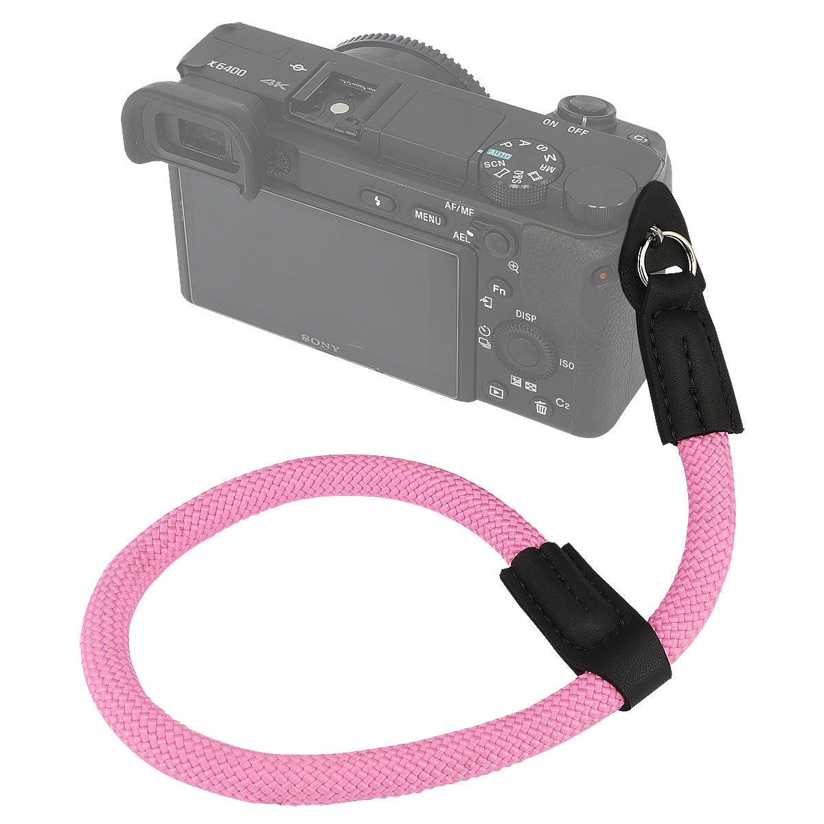 Haoge Camera Hand Wrist Strap for Panasonic S1 S1H S1R G7 G9 G85 G90 G95 GX7 GX8 GX85 GX9 GX850 GF7 GF8 GF10 GM1 GM5 GH5 Climbing Rope Pink
