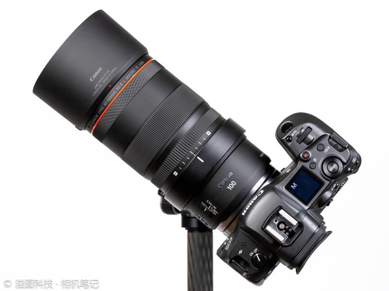 Haoge LMR-RF100 Objektivschelle, Stativring für Canon RF100mm F2.8 L MACRO IS USM Objektiv mit integriertem Arca-Swiss-Schnellwechselsystem (Canon RF-Bajonett). 