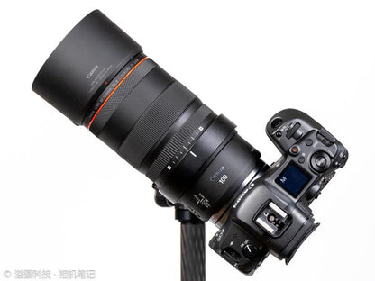 Haoge LMR-RF100 Objektivschelle, Stativring für Canon RF100mm F2.8 L MACRO IS USM Objektiv mit integriertem Arca-Swiss-Schnellwechselsystem (Canon RF-Bajonett). 