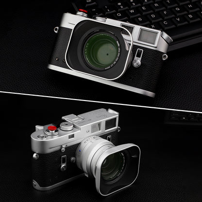 Haoge LH-ZV07P Lens Hood for Carl Zeiss Biogon T 2/35 35mm f2 ZM, C Biogon T 2.8/35 35mm f2.8 ZM, Planar T 2/50 50mm f2 ZM; Voigtlander NOKTON Classic 35mm f1.4 I＆II VM, 40mm f1.4 VM;50mm f/1.5 Aspherical II VM Lens Hollow Out Designed