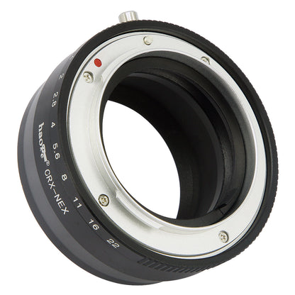 Haoge Manual Lens Adapter for Contarex CRX Mount Lens to Sony E mount NEX Camera as NEX-3, NEX-5, NEX-5N, NEX-7, NEX-7N, NEX-C3, NEX-F3, a6500, a6300, a6000, a5000, a3500, a3000, NEX-VG10, VG20