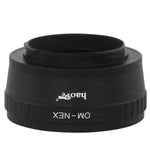Load image into Gallery viewer, Haoge Lens Mount Adapter for Olympus Zuiko OM Mount Lens to Sony E-mount NEX Camera such as NEX-3, NEX-5, NEX-5N, NEX-7, NEX-7N, NEX-C3, NEX-F3, a6300, a6000, a5000, a3500, a3000, NEX-VG10, VG20
