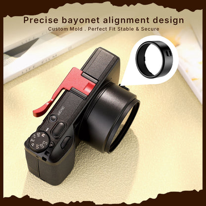 Haoge New 49mm UV CPL ND Filter Adapter Ring for RICOH GR4 GR IV HDF GR IV Monochrome Digital Compact Camera Lens for GT-2 GW4 Wide Conversion Lens replaces GA-3