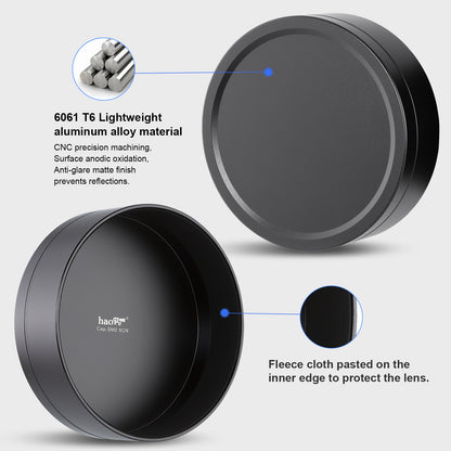 Haoge Cap-SM2.8CN Metal Lens Cap Cover for Sigma 14-24mm F2.8 DG HSM Art Lens (Nikon and Canon Mount)