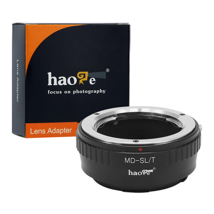 Haoge Manual Lens Mount Adapter for Minolta MD Lens to Leica L Mount Camera Such as T, Typ 701, Typ701, TL, TL2, CL (2017), SL, Typ 601, Typ601, Panasonic S1 / S1R