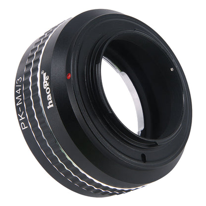 Haoge Manual Lens Mount Adapter for Pentax K PK Mount Lens to Olympus and Panasonic Micro Four Thirds MFT M4/3 M43 Mount Camera