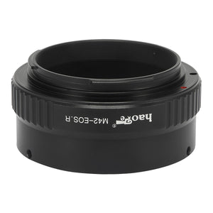 Haoge Manual Lens Mount Adapter for M42 42mm Screw mount Lens to Canon RF Mount Camera Such as Canon EOS R