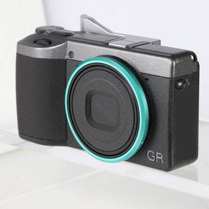 Haoge RRC-GR4-Grass Green Metal Decorate Ring Cap for RICOH GR IV Camera replaces GN-3
