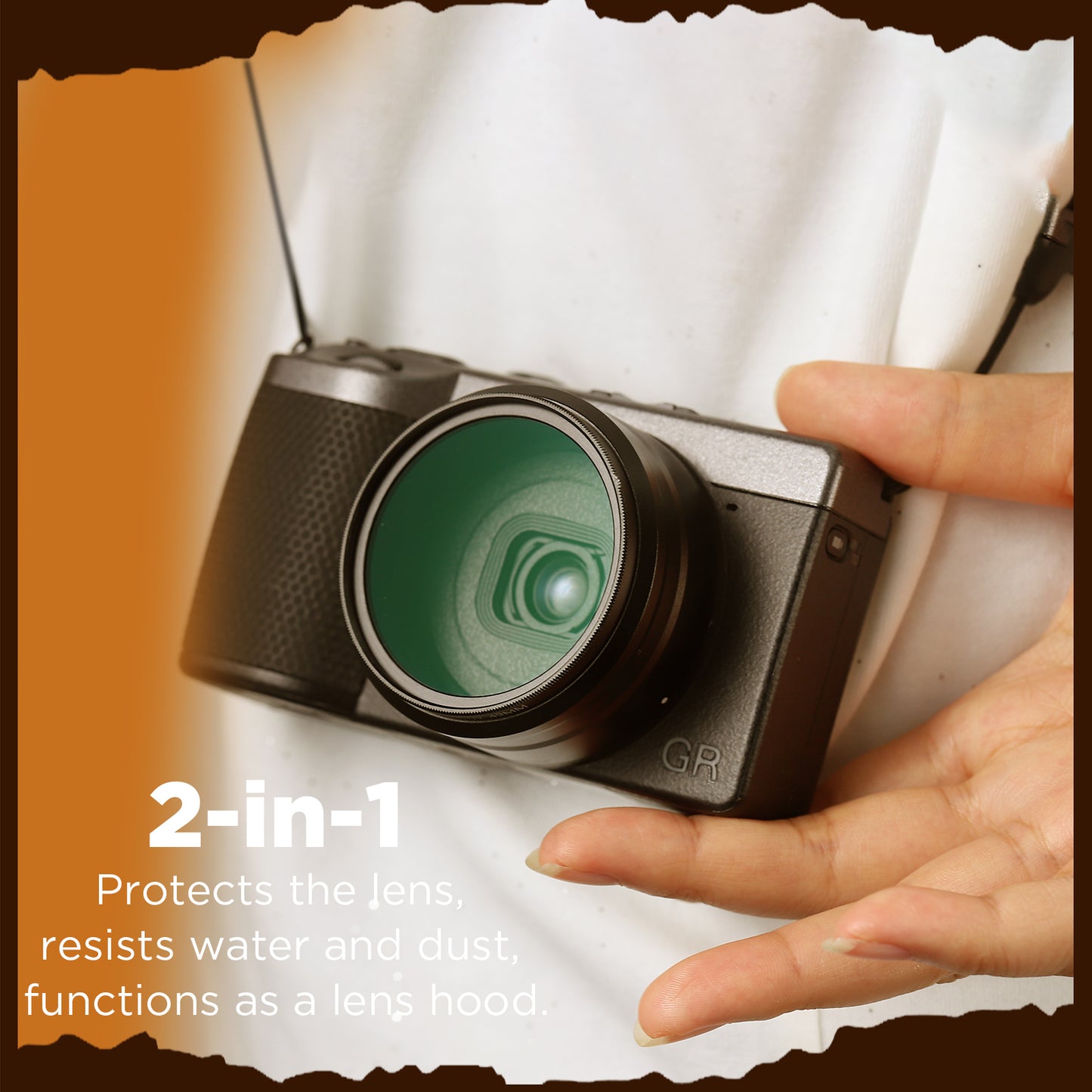 Haoge LAR-GR4 Lens Filter Adapter Ring for RICOH GR IV GRIV GR4 Digital Compact Camera for GW-4 Wide Conversion Lens replaces GA-3