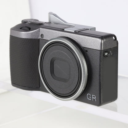Haoge RRC-GR4-Grey Metal Decorate Ring Cap for RICOH GR IV Camera replaces GN-3