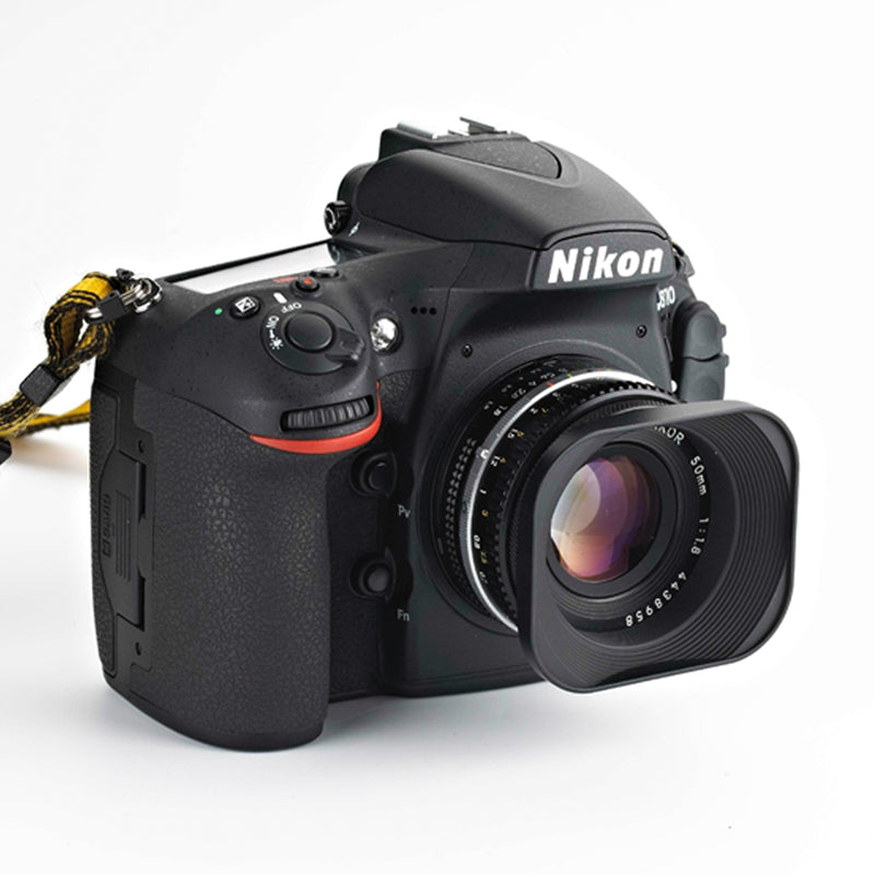 Haoge 52mm Screw Metal Square Lens Hood for Nikon NIKKOR Z 40mm f/2, Z 28mm f/2.8, Z 28mm f/2.8 (SE) Lens