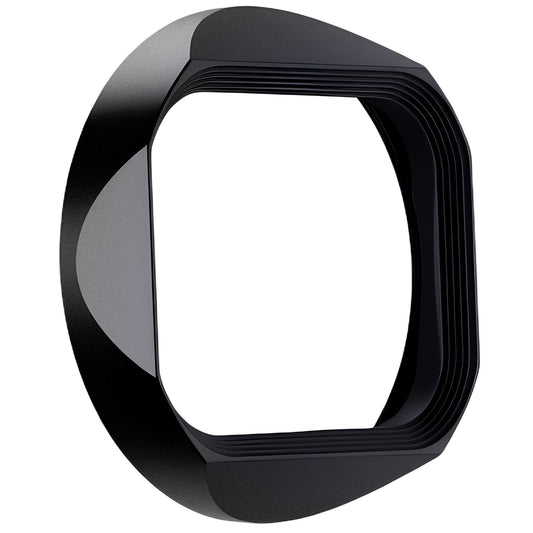 Haoge Metal Square Lens Hood for Leica Q343 Q3-28 Q2 Q QP TYP116 Camera Accessories Ultra Slim Screw-in Design 49mm UV Compatible