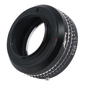 Haoge Manual Lens Mount Adapter for Contax / Yashica C/Y CY mount Lens to Olympus and Panasonic Micro Four Thirds MFT M4/3 M43 Mount Camera