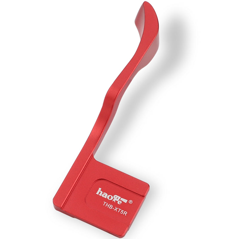 Haoge Hand Grip Metal Hot Shoe Thumb Up Rest for Fujifilm Fuji X-T5 xt5 Camera Red THB-XT5R