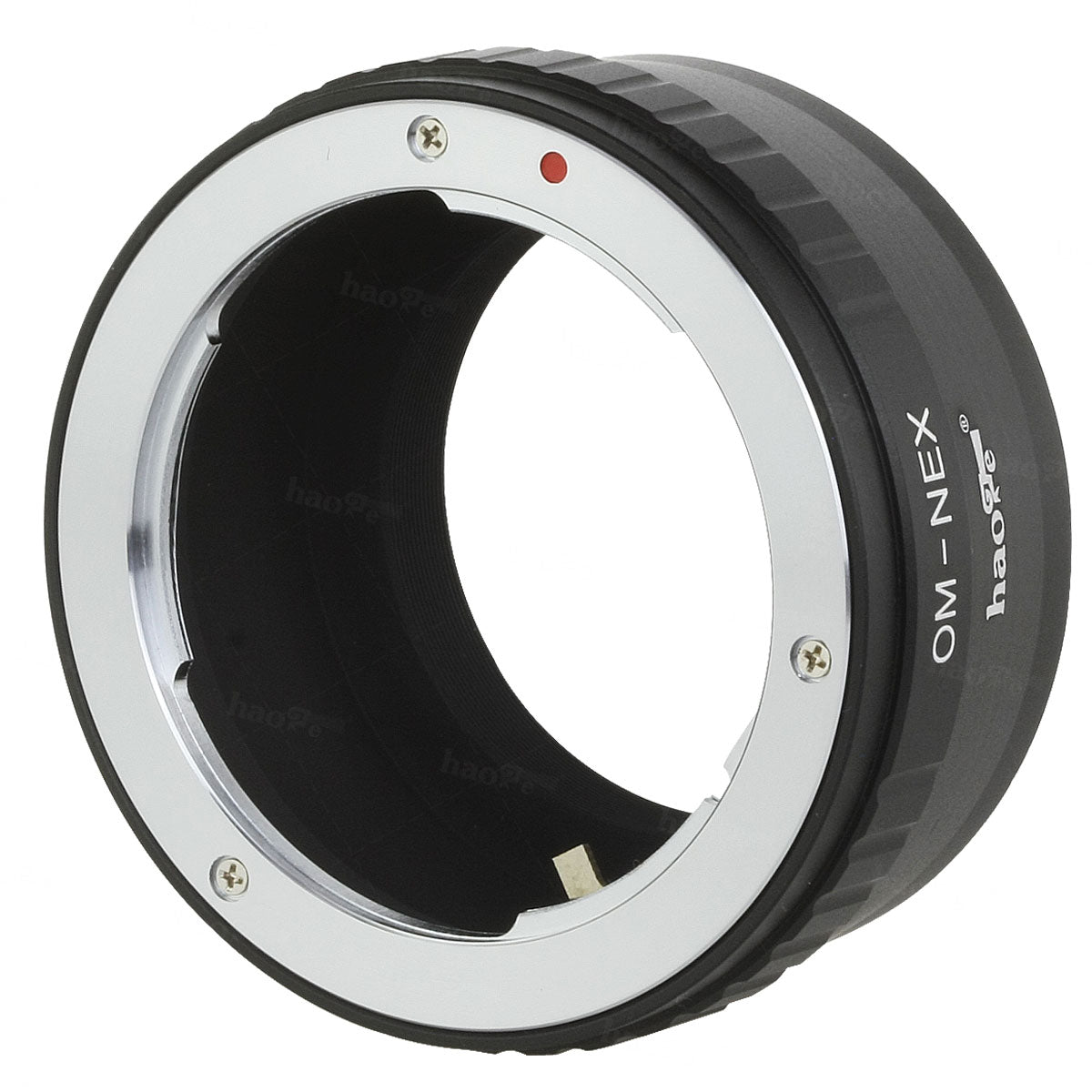 Haoge Lens Mount Adapter for Olympus Zuiko OM Mount Lens to Sony E-mount NEX Camera such as NEX-3, NEX-5, NEX-5N, NEX-7, NEX-7N, NEX-C3, NEX-F3, a6300, a6000, a5000, a3500, a3000, NEX-VG10, VG20