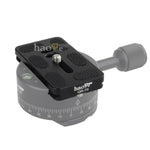 Load image into Gallery viewer, Haoge 70mm QR Quick Release Plate Dual Dovetail and D-Ring Screw Fits Arca-Swiss Standard for Tripod Ball Head
