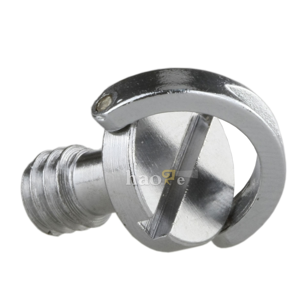 Haoge 1/4"-20 D-Ring Stainless Steel Mounting Fixing Screw for Camera Tripod Monopod Quick Release Plate