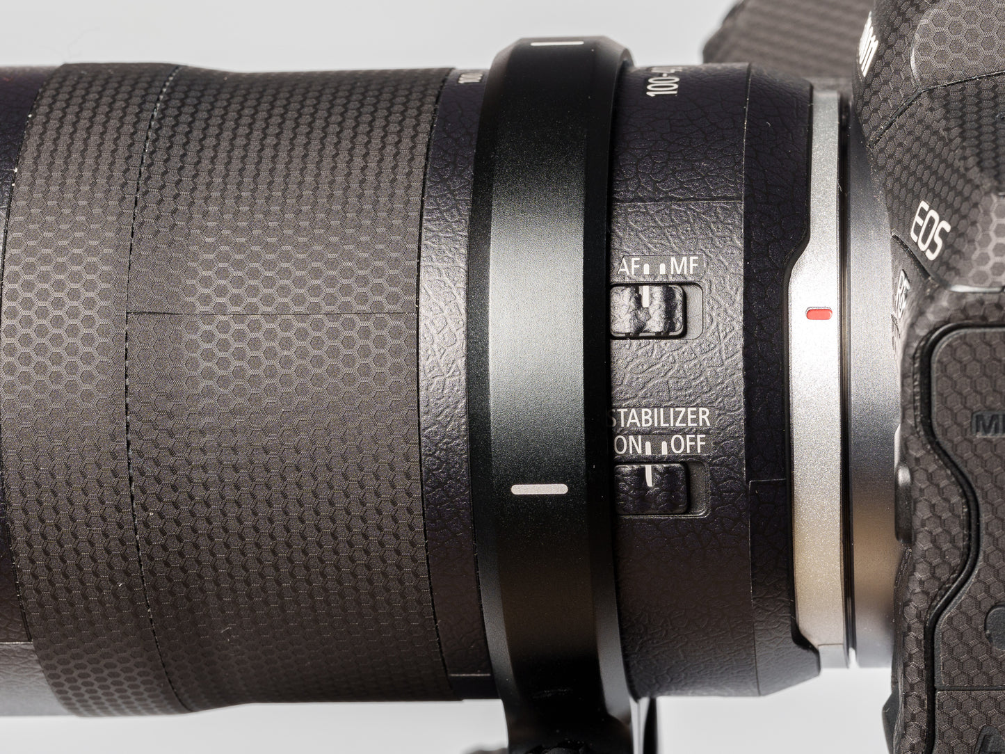 Haoge LMR-RF140 Lens Collar Tripod Mount Ring for Canon RF100-400mm F5.6-8 IS USM Lens Stand Base Canon RF-Mount built-in Arca Type Quick Release Plate