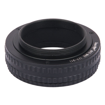 Haoge Macro Focus Lens Mount Adapter Built-in Focusing Helicoid for M42 42mm Screw mount Lens to M42 42mm Screw mount Camera 17mm-31mm