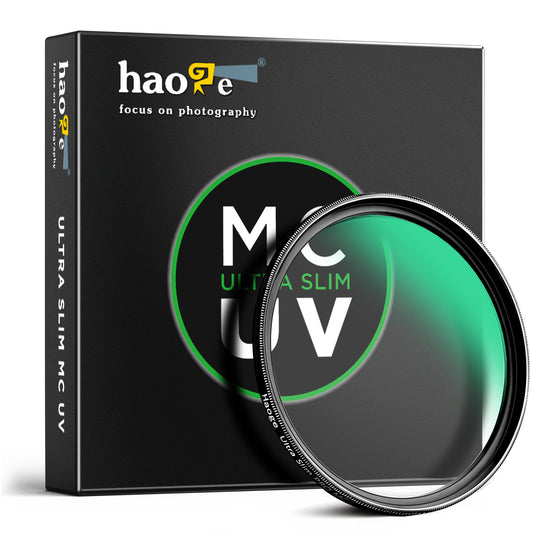 Haoge Camera Lens Filters 37 39 40.5 43 46 49mm 52 55 58 62 67 72 77 82mm Ultra Slim MC UV Lens HD Multi-Coated Universal Filter