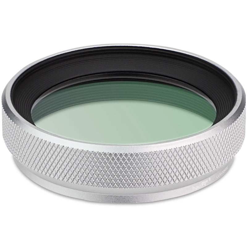 Haoge Metal Lens Hood with MC UV Protection Multicoated Ultraviolet Lens Filter for Fujifilm Fuji X100VI Camera Silver LUV-X54W