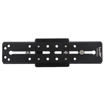 Haoge HQR-MS220VI 220mm Long Quick Release Plate for Sachtler Head Replace Touch & Go Plate 16， DV12 DV15 Caddy Head， Video 18/20,Video 25 Plus，Panorama Plus, Horizon Plus