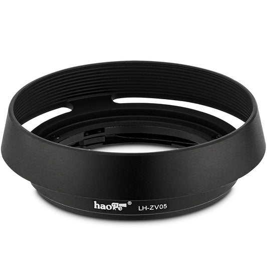 Haoge LH-ZV05 ラウンドメタルレンズフード Carl Zeiss Biogon T* 2/35 35mm f2 ZM、C Biogon T* 2.8/35 35mm f2.8 ZM、Planar T* 2/50 50mm f2 ZM、Voigtlander NOKTON CLASSIC 35mm f1.4 I＆II VM、40mm f1.4 VM、50mm f/1.5 Aspherical II VM レンズ用