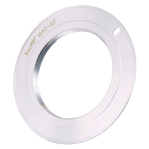 "Haoge Manual Lens Mount Adapter for M42 42mm Screw mount Lens to Sony Alpha A-mount Camera such as A99 , A99 II , A77 , A77II , A65 , A68 , A55 , A57 , A58 , A33 , A35 , A37 , A900 , A850 , A550 "
