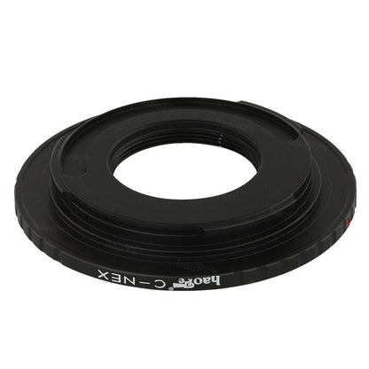 Haoge Lens Mount Adapter for C Mount CCTV TV Movie Lens to Sony E-mount NEX Camera such as NEX-3, NEX-5, NEX-5N, NEX-7, NEX-7N, NEX-C3, NEX-F3, a6300, a6000, a5000, a3500, a3000, NEX-VG10, VG20