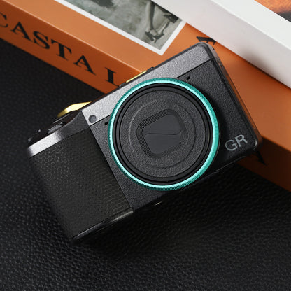 Haoge RRC-GR4-Grass Green Metal Decorate Ring Cap for RICOH GR IV Camera replaces GN-3