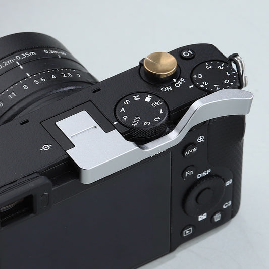 Haoge Thumb Hand Grip for Sony RX1R M3 Camera Accessories Metal Hot Shoe rx1r iii m3 Thumb Up Rest Hand Grip THB-RX1RIII-S Silver