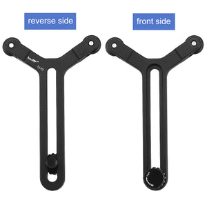 Haoge TJ-Y2 Y Bracket with Double Wheels for DIY DJI Ronin-S Ronin-SC Ronin SC S Lens Support System fit Selected Haoge Plates