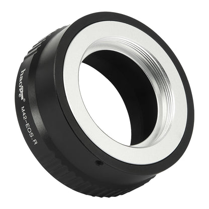 Haoge Manual Lens Mount Adapter for M42 42mm Screw mount Lens to Canon RF Mount Camera Such as Canon EOS R