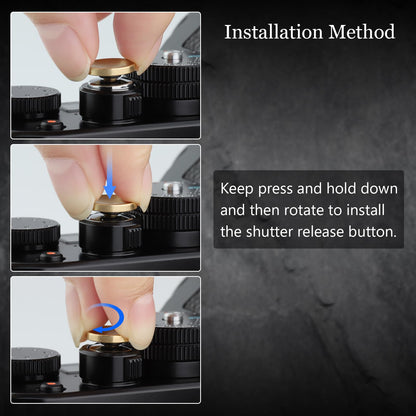 Haoge 12mm Metal Shutter Release Button
