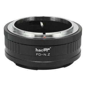 Haoge Manual Lens Mount Adapter for Canon FD Lens to Nikon Z Mount Camera Such as Z6 Z7