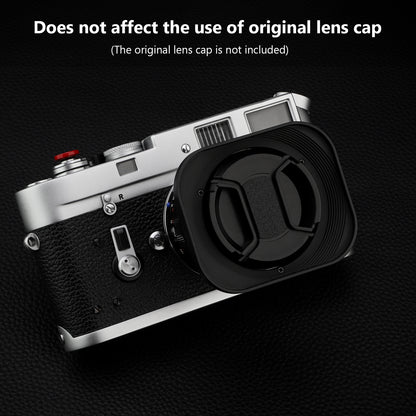 Haoge LH-ZV03 Square Metal Lens Hood for Carl Zeiss Distagon T* 2.8/21 21mm f2.8 ZM, C Biogon T* 4.5/21 21mm f4.5 ZM, 2.8/25 25mm f2.8 ZM, 2.8/28 28mm f2.8 ZM, C Sonnar T* 1.5/50 50mm f1.5 ZM Lens