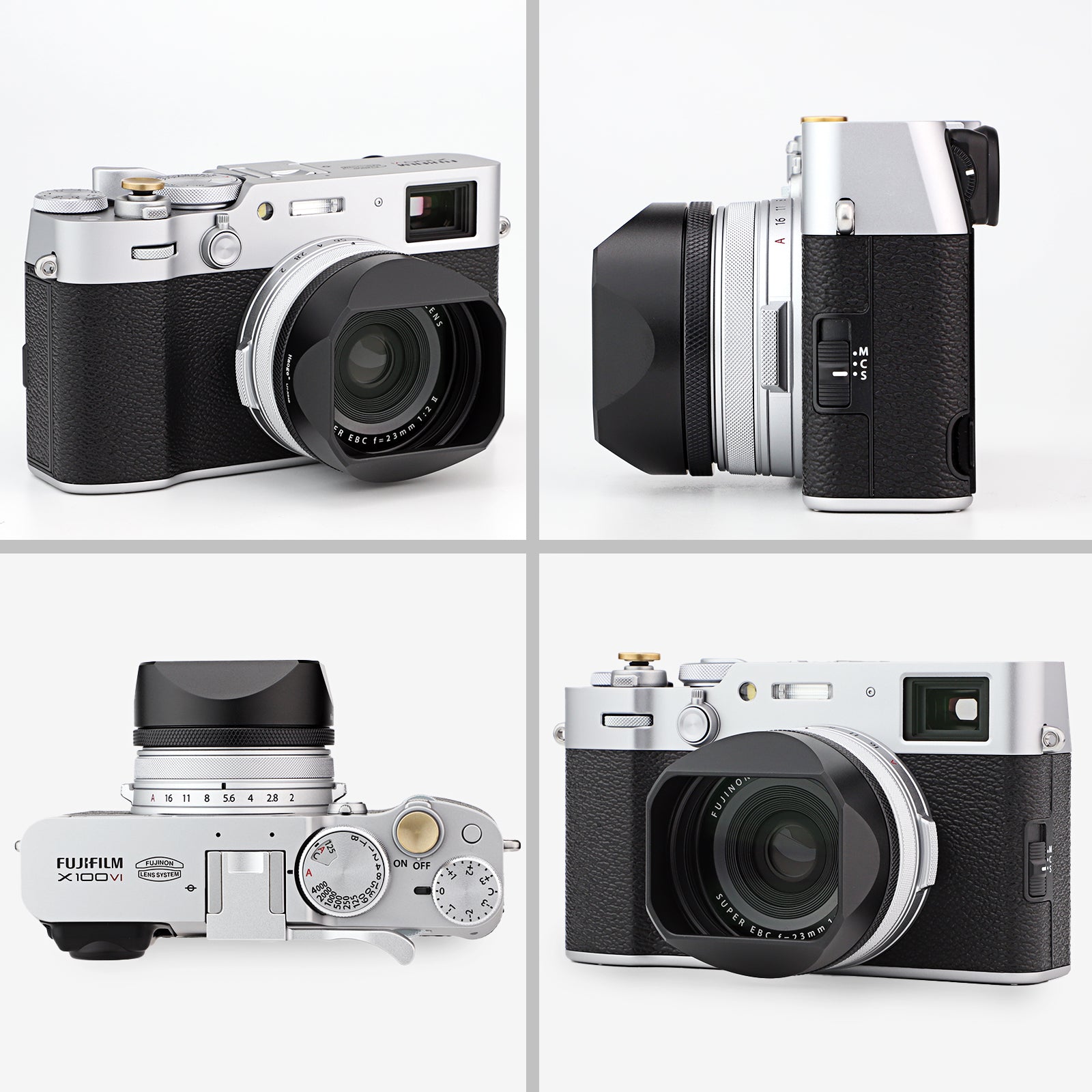 Haoge Square Lens Hood UV Filter Kit For Fujifilm X100VI/X100V