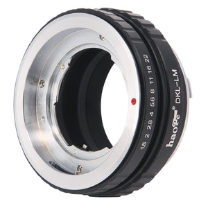 Haoge Lens Mount Adapter for Voigtlander Retina DKL Lens to Leica M-mount Camera such as M240, M240P, M262, M3, M2, M1, M4, M5, CL, M6, MP, M7, M8, M9, M9-P, M Monochrom, M-E, M, M-P, M10, M-A