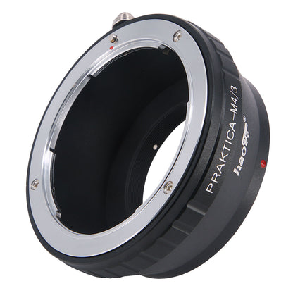 Haoge Manual Lens Mount Adapter for Praktica B PB Mount Lens to Olympus and Panasonic Micro Four Thirds MFT M4/3 M43 Mount Camera