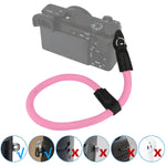 Load image into Gallery viewer, Haoge Camera Hand Wrist Strap for Panasonic S1 S1H S1R G7 G9 G85 G90 G95 GX7 GX8 GX85 GX9 GX850 GF7 GF8 GF10 GM1 GM5 GH5 Climbing Rope Pink
