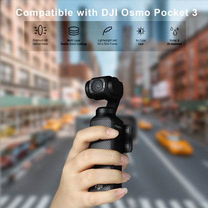 Haoge Magnetic 6 Star Light Filter for DJI Osmo Pocket 4 3 Action Camera 6 Lines Star light Twinkle Starburst Sparkling Effect Multi-Coated Lens Filters