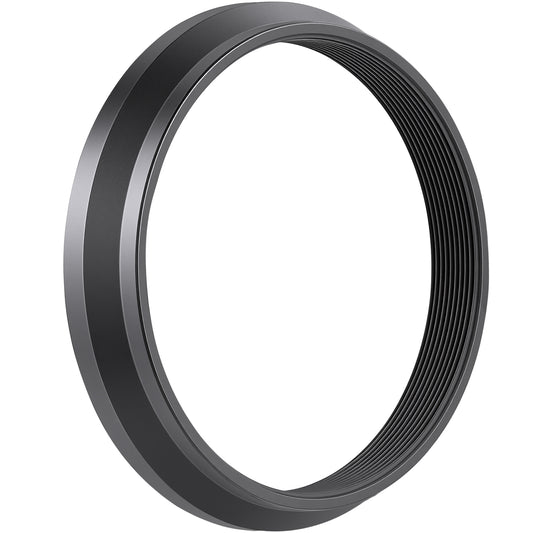 Haoge Filter Adapter Ring for Fujifilm X100VI X100V Camera fit 49mm UV CPL ND Protector Filter Fit Original Lens Cap Black LAR-XVI-NB
