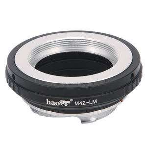 Haoge Lens Mount Adapter for M42 Screw mount Lens to Leica M-mount Camera such as M240, M240P, M262, M3, M2, M1, M4, M5, CL, M6, MP, M7, M8, M9, M9-P, M Monochrom, M-E, M, M-P, M10, M-A