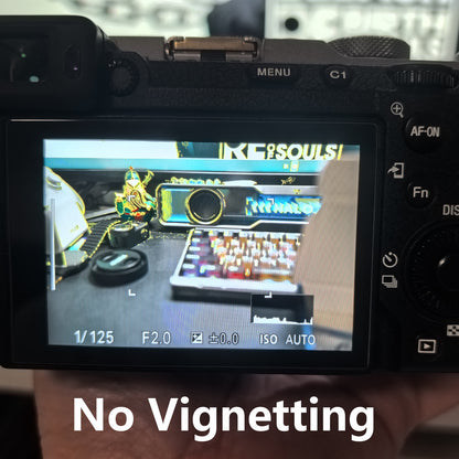 Haoge 49mm Square Metal Lens Hood for Voigtlander APO-LANTHAR 28mm F2 Aspherical for Leica VM and Sony E-mount Lens 28F2AA