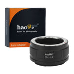 Load image into Gallery viewer, Haoge Manual Lens Mount Adapter for Olympus OM Lens to Nikon Z Mount Camera Such as Z6 Z7
