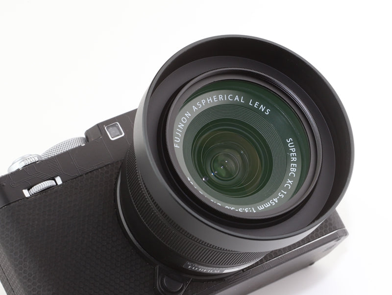 Haoge Metal Lens Hood for Fujifilm Fuji XC 15-45mm f/3.5-5.6 OIS PZ Lens, Compatible with 52mm UV Filters and 52mm Lens Cap