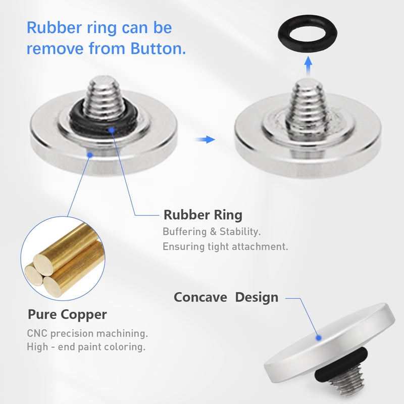 Haoge Pulsante Di Scatto In Metallo Da 12 Mm Per Fujifilm XT5