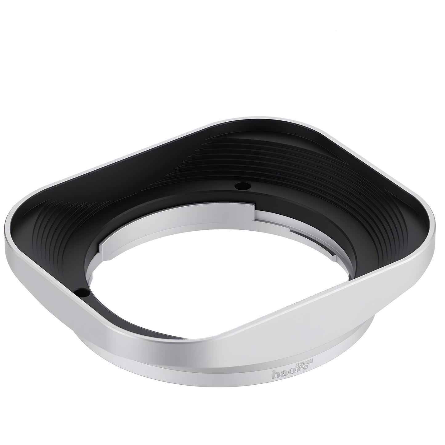 Haoge LH-X35S Square Metal Lens Hood Shade for Fujifilm Fuji Fujinon XF 35mm F2 ,XF 23mm f2 R WR and XC35mm F2 lens Silver